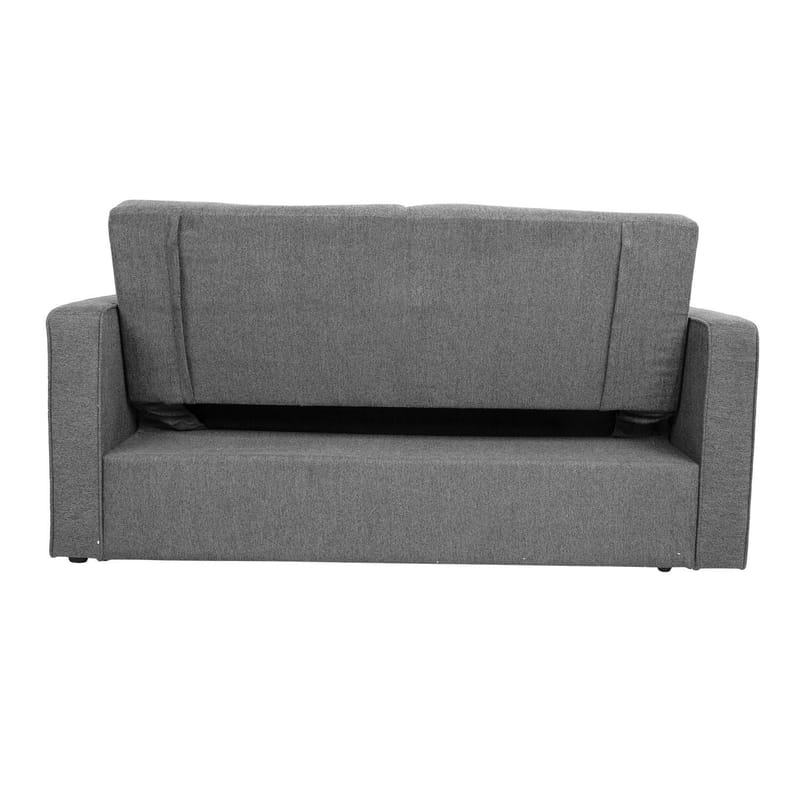 Sovesofa HOME4YOU Jorge 2-seter Grå - grå - Møbler - Sofaer - Sovesofaer