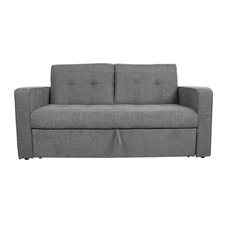 Sovesofa HOME4YOU Jorge 2-seter Grå - grå - Møbler - Sofaer - Sovesofaer