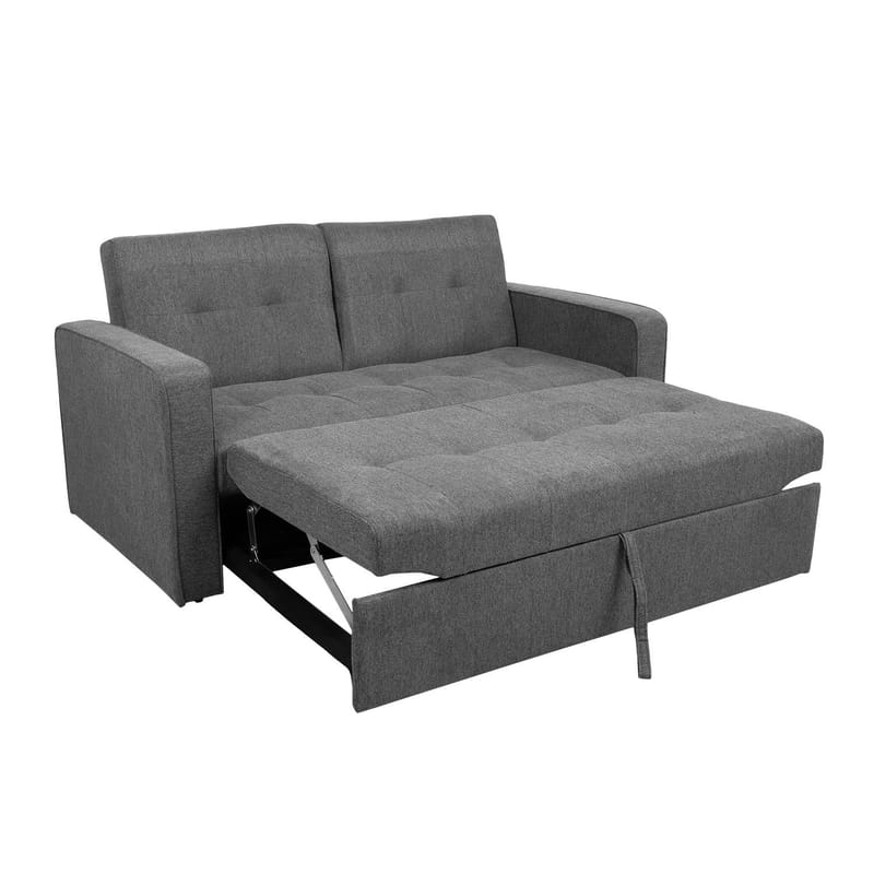 Sovesofa HOME4YOU Jorge 2-seter Grå - grå - Møbler - Sofaer - Sovesofaer