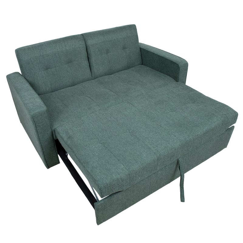 Sovesofa HOME4YOU Jorge 2-seter Grønn - grønn - Møbler - Sofaer - Sovesofaer