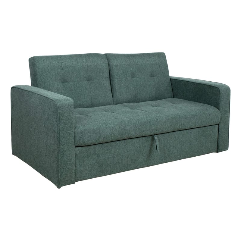 Sovesofa HOME4YOU Jorge 2-seter Grønn - grønn - Møbler - Sofaer - Sovesofaer