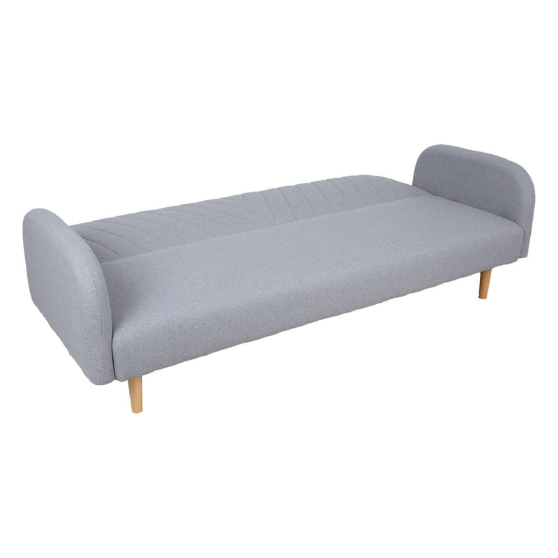 Sovesofa HOME4YOU Karin 208x80x80 cm grå - grå - Møbler - Sofaer - Sovesofaer