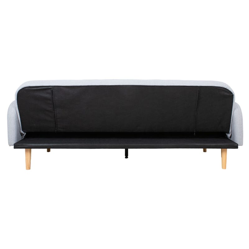 Sovesofa HOME4YOU Karin 208x80x80 cm grå - grå - Møbler - Sofaer - Sovesofaer