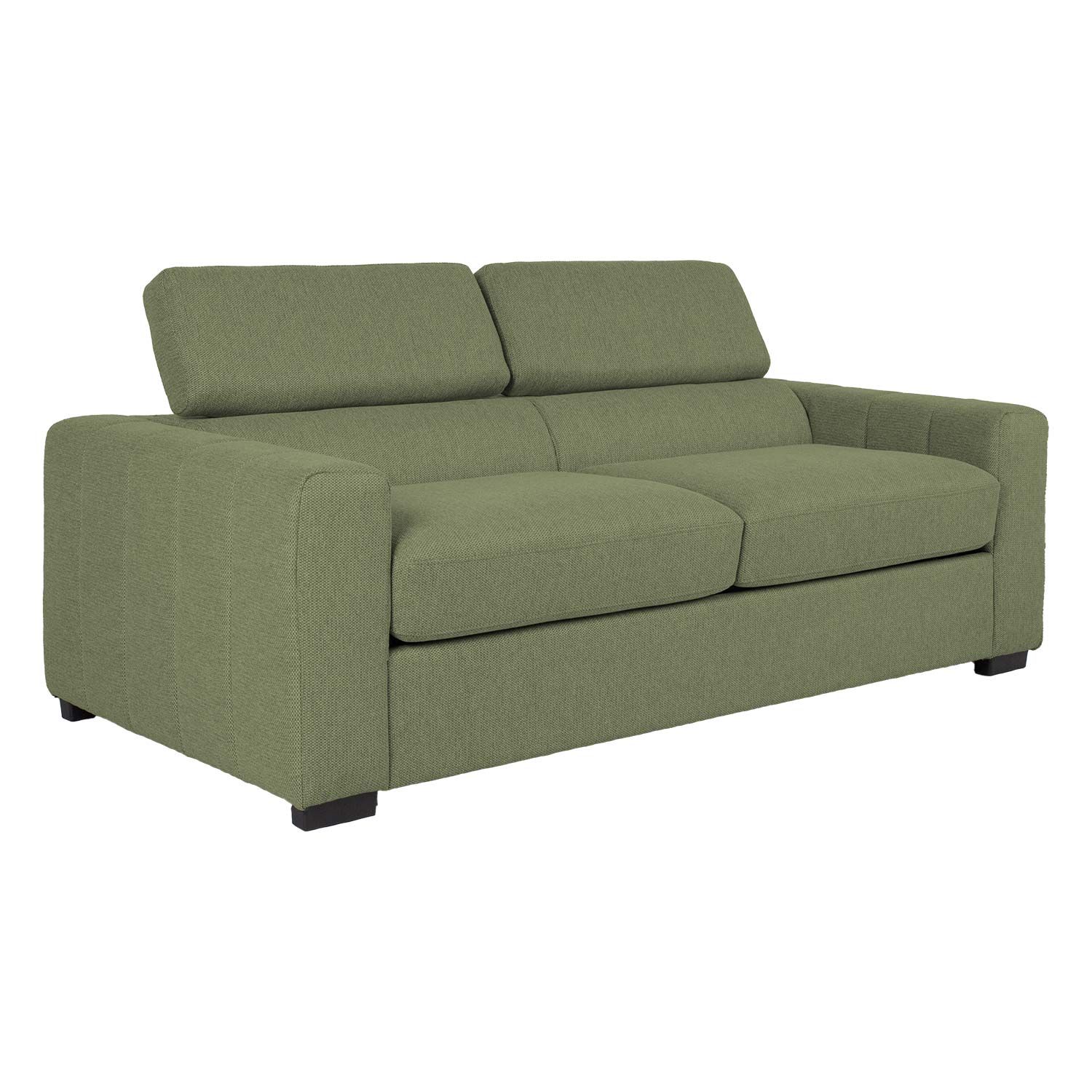Sovesofa HOME4YOU Kingston 3-seter 198x96x76/94 cm Lysegrønn - lysegrønn