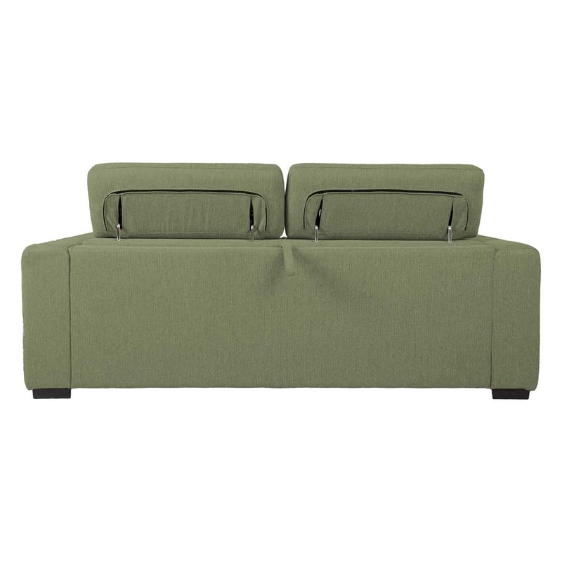 Sovesofa HOME4YOU Kingston 3-seter 198x96x76/94 cm Lysegrønn - lysegrønn - Møbler - Sofaer - Sovesofaer