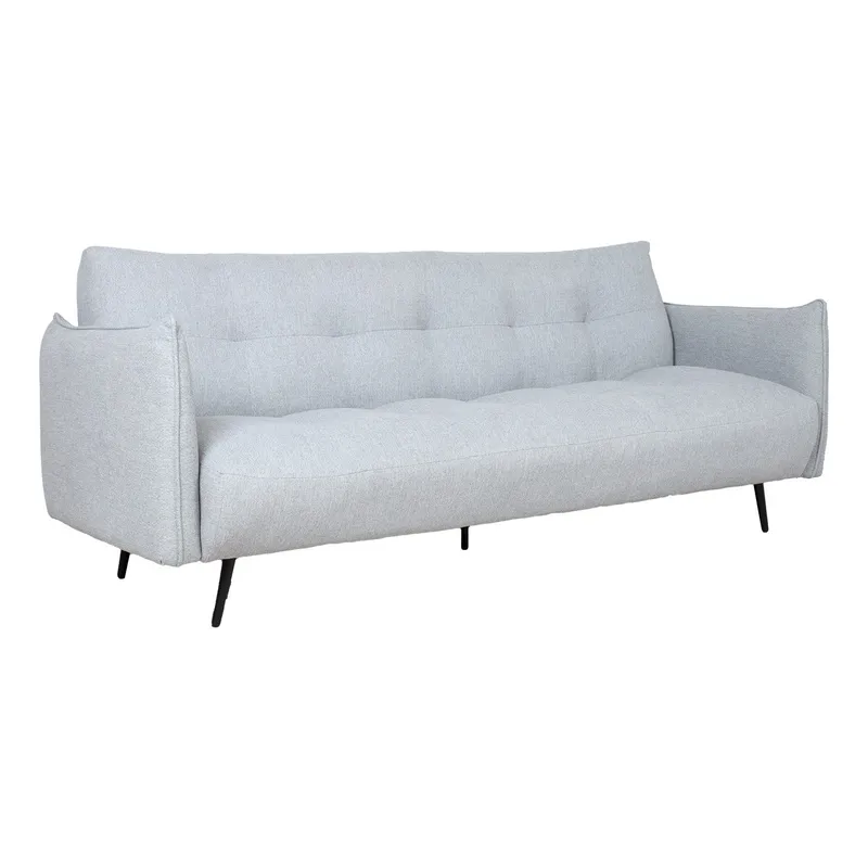Sovesofa HOME4YOU Lander 3-seter Lysegrå - Lysegrå - Møbler - Sofaer - Sovesofaer