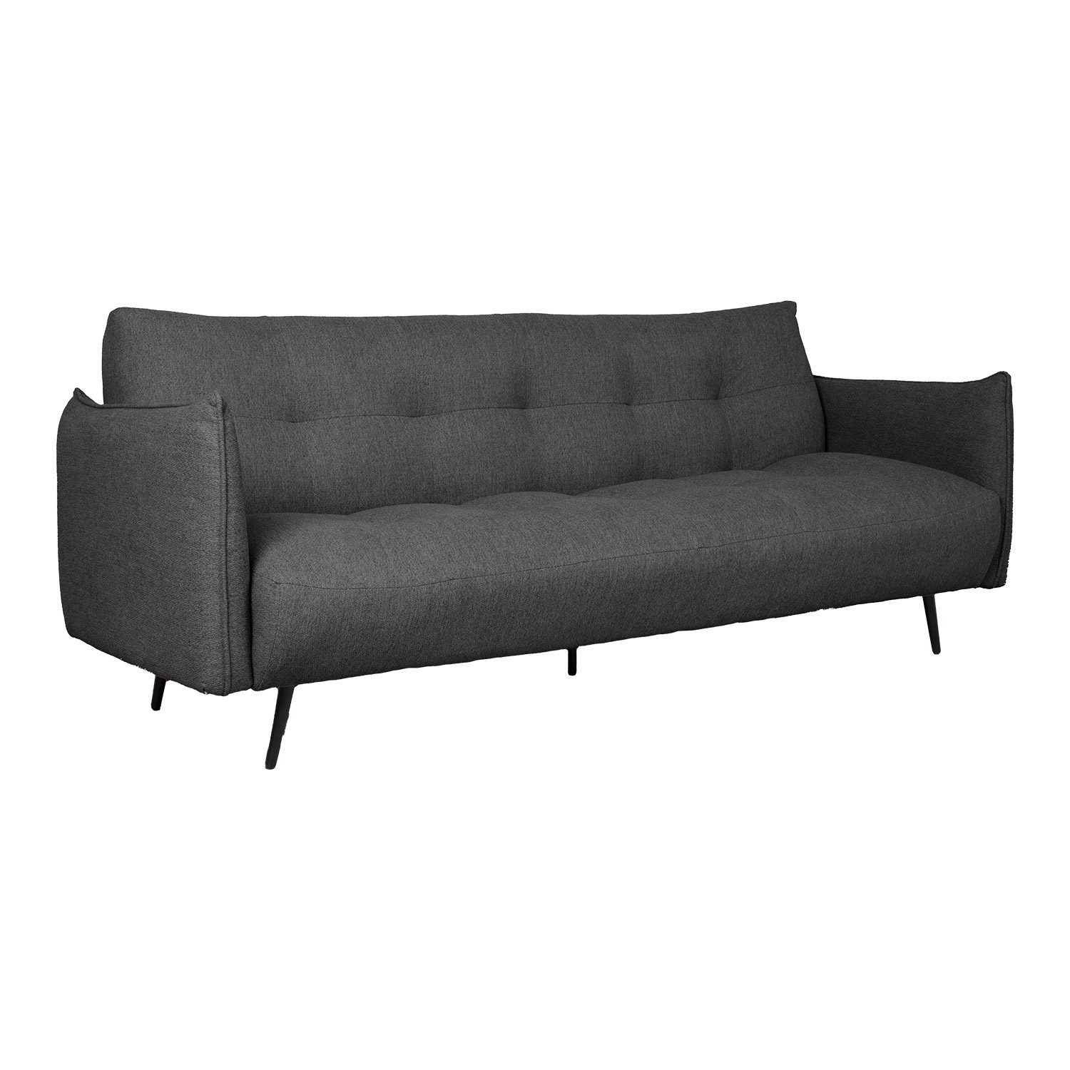 Sovesofa HOME4YOU Lander 3-seter Mørk grå - Mørk grå