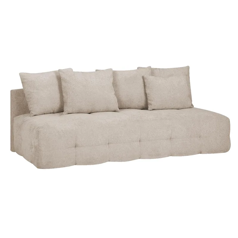 Sovesofa HOME4YOU Luise 3-seter beige, beige