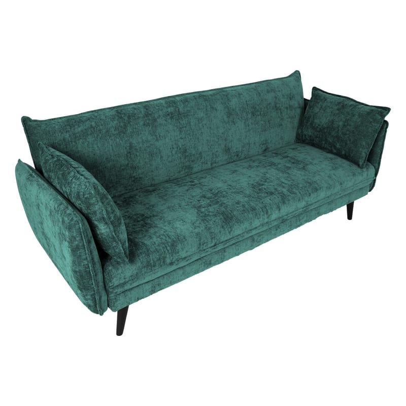 Sovesofa HOME4YOU Noella 3-seter Grønn - grønn - Møbler - Sofaer - Sovesofaer