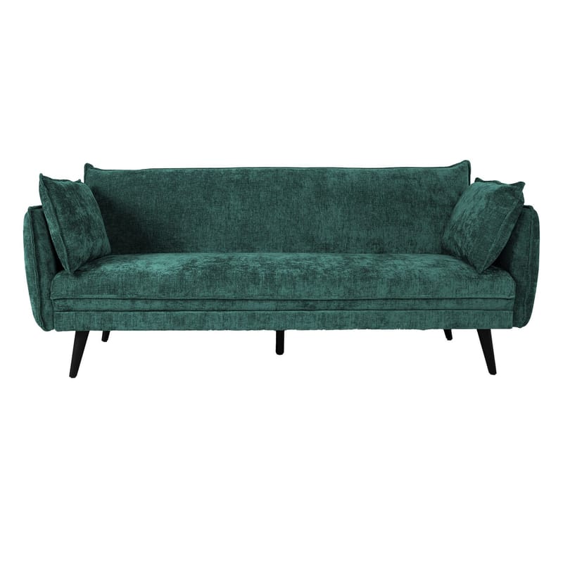 Sovesofa HOME4YOU Noella 3-seter Grønn - grønn - Møbler - Sofaer - Sovesofaer