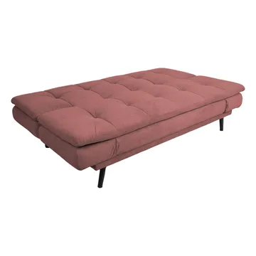Sovesofa HOME4YOU Roxy 189x88x91 cm Rosa - Rosa - Møbler - Sofaer - Sovesofaer