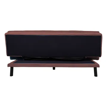 Sovesofa HOME4YOU Roxy 189x88x91 cm Rosa - Rosa - Møbler - Sofaer - Sovesofaer