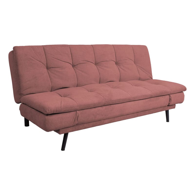 Sovesofa HOME4YOU Roxy 189x88x91 cm Rosa - Rosa - Møbler - Sofaer - Sovesofaer