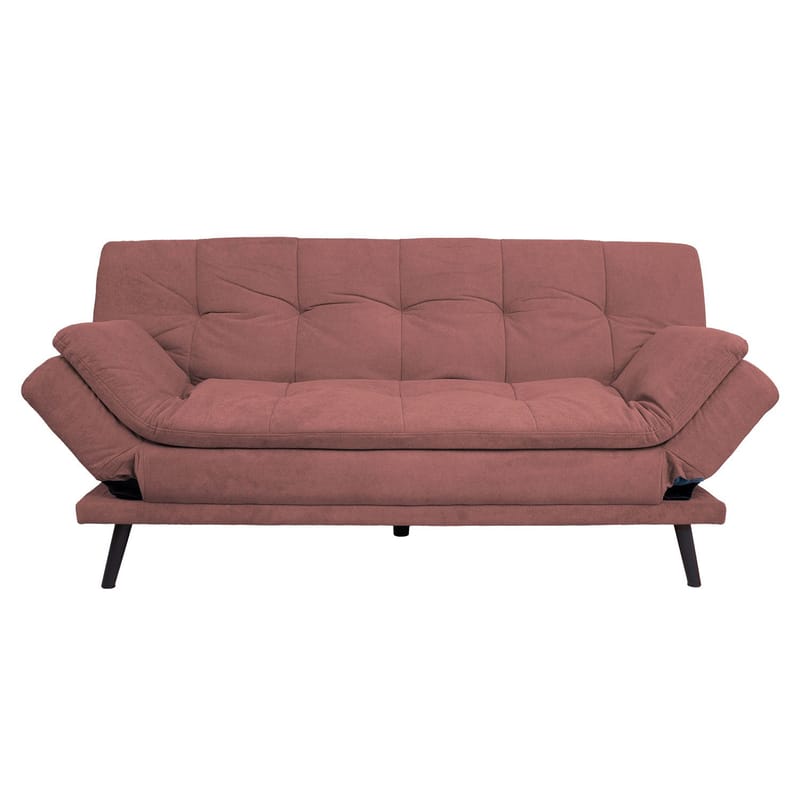 Sovesofa HOME4YOU Roxy 189x88x91 cm Rosa - Rosa - Møbler - Sofaer - Sovesofaer