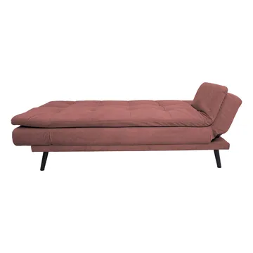 Sovesofa HOME4YOU Roxy 189x88x91 cm Rosa - Rosa - Møbler - Sofaer - Sovesofaer