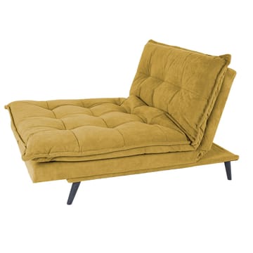 Sovesofa HOME4YOU Spry 193x92x89 cm Gul - gul - Møbler - Sofaer - Sovesofaer
