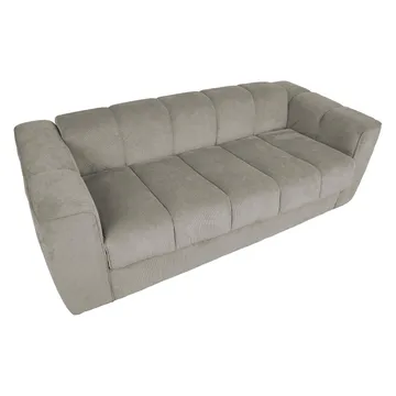 Sovesofa HOME4YOU Stella med fjærmadrass Grå - Grå - Møbler - Sofaer - Sovesofaer
