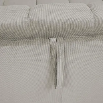 Sovesofa HOME4YOU Stella med fjærmadrass Grå - Grå - Møbler - Sofaer - Sovesofaer