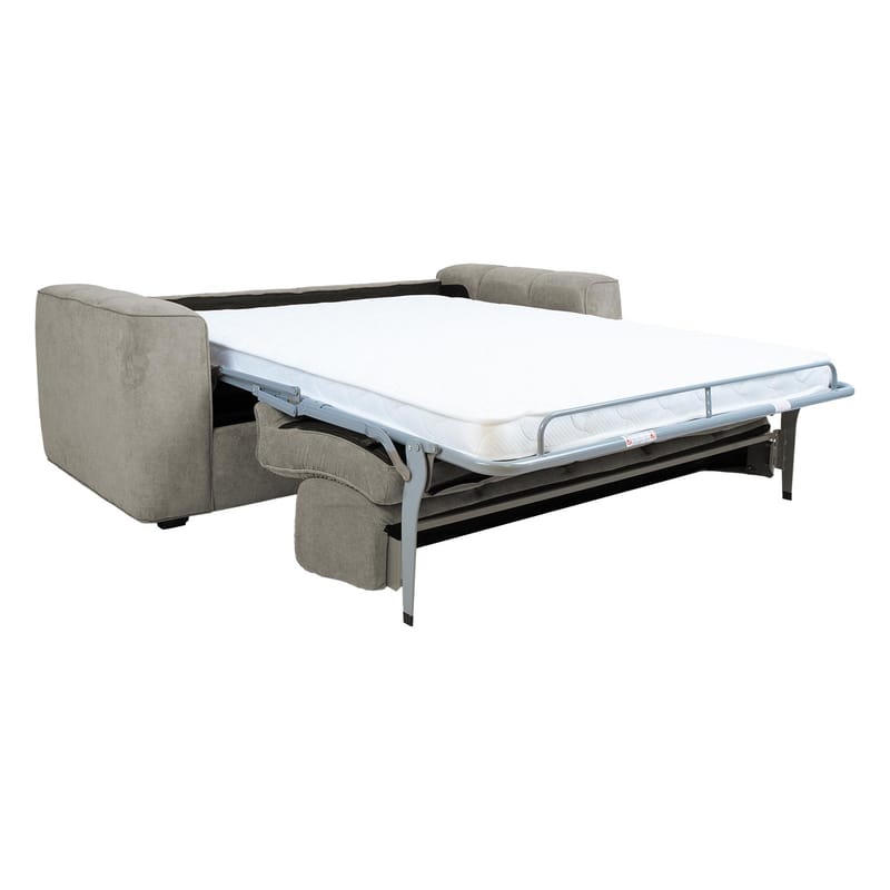 Sovesofa HOME4YOU Stella med fjærmadrass Grå - Grå - Møbler - Sofaer - Sovesofaer