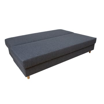 Sovesofa HOME4YOU Vella med oppbevaringsboks Mørk grå - Mørk grå - Møbler - Sofaer - Sovesofaer