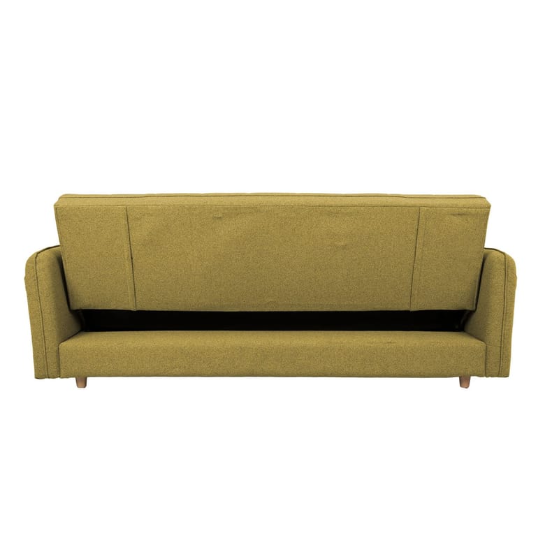 Sovesofa HOME4YOU Visby 200x88x93 cm Gul - gul - Møbler - Sofaer - Sovesofaer