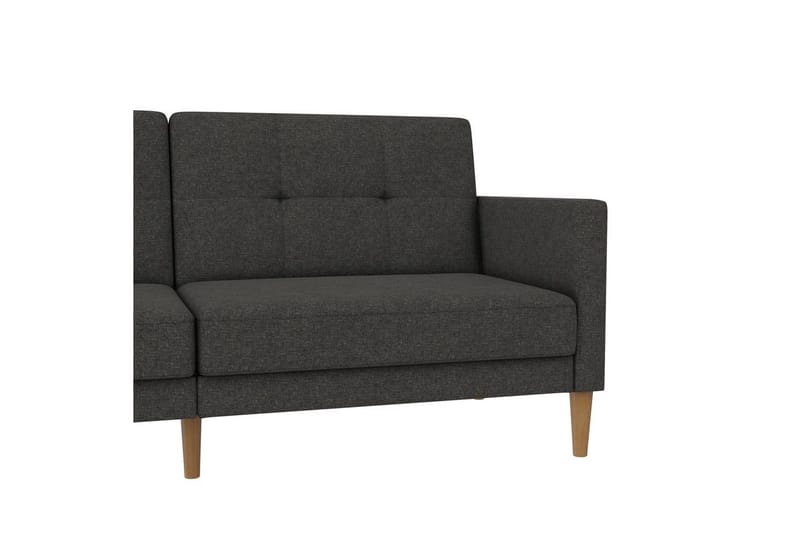 Sovesofa Lilly Antrasitt, Lin - Antrasitt, Lin - Møbler - Sofaer - Sovesofaer