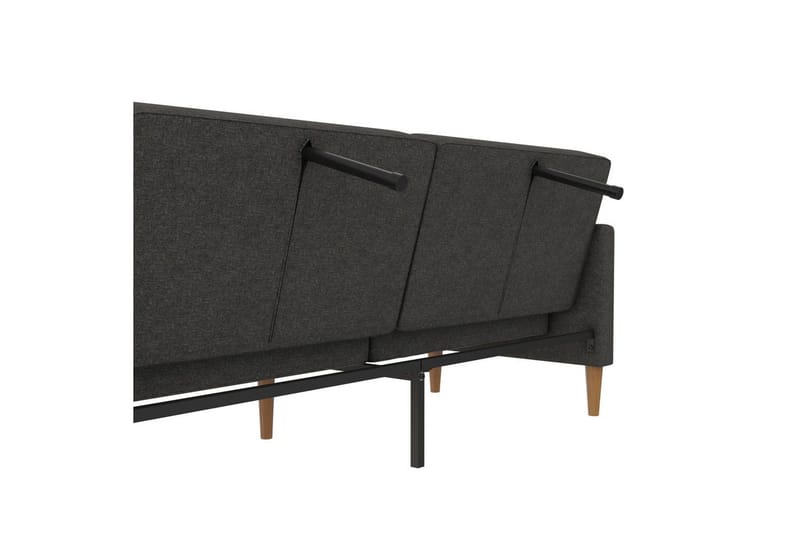 Sovesofa Lilly Antrasitt, Lin - Antrasitt, Lin - Møbler - Sofaer - Sovesofaer