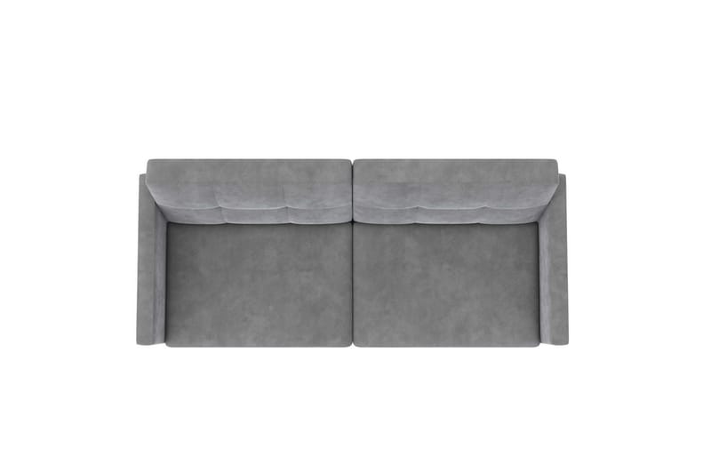 Sovesofa Lilly Lys grå, Fløyel - Lys grå, Fløyel - Møbler - Sofaer - Sovesofaer
