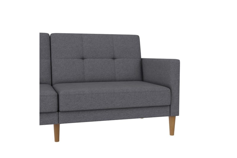 Sovesofa Lilly Lys grå, Lin - Lys grå, Lin - Møbler - Sofaer - Sovesofaer