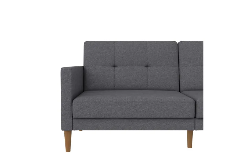Sovesofa Lilly Lys grå, Lin - Lys grå, Lin - Møbler - Sofaer - Sovesofaer