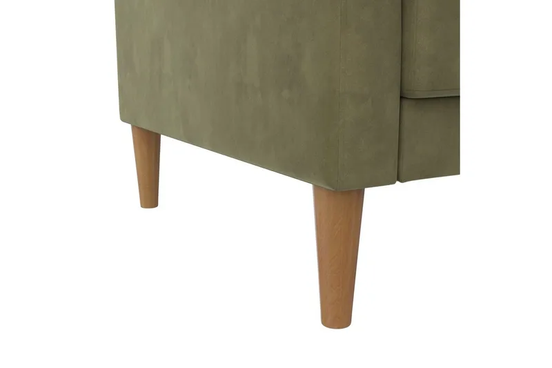 Sovesofa Lilly Olivengrønn, Fløyel - Olivengrønn, Fløyel - Møbler - Sofaer - Sovesofaer