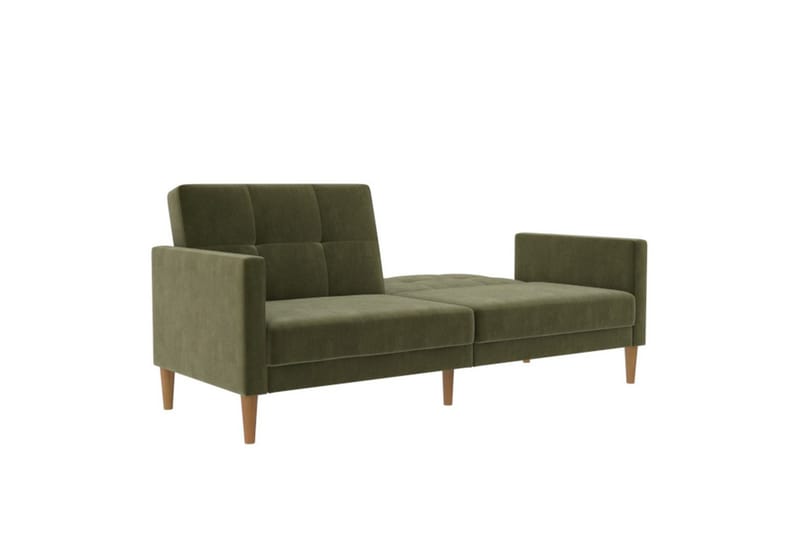 Sovesofa Lilly Olivengrønn, Fløyel - Olivengrønn, Fløyel - Møbler - Sofaer - Sovesofaer