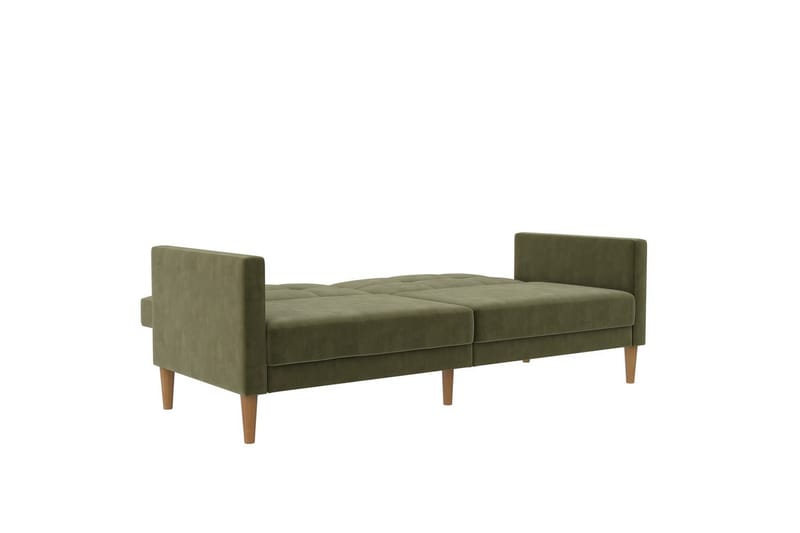 Sovesofa Lilly Olivengrønn, Fløyel - Olivengrønn, Fløyel - Møbler - Sofaer - Sovesofaer