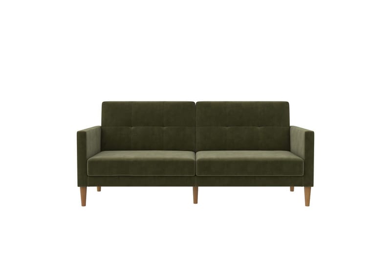 Sovesofa Lilly Olivengrønn, Fløyel - Olivengrønn, Fløyel - Møbler - Sofaer - Sovesofaer