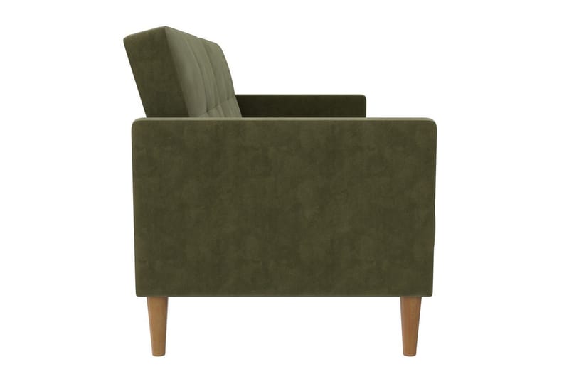 Sovesofa Lilly Olivengrønn, Fløyel - Olivengrønn, Fløyel - Møbler - Sofaer - Sovesofaer