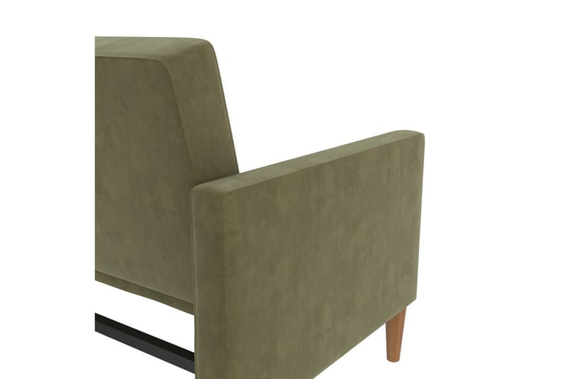 Sovesofa Lilly Olivengrønn, Fløyel - Olivengrønn, Fløyel - Møbler - Sofaer - Sovesofaer