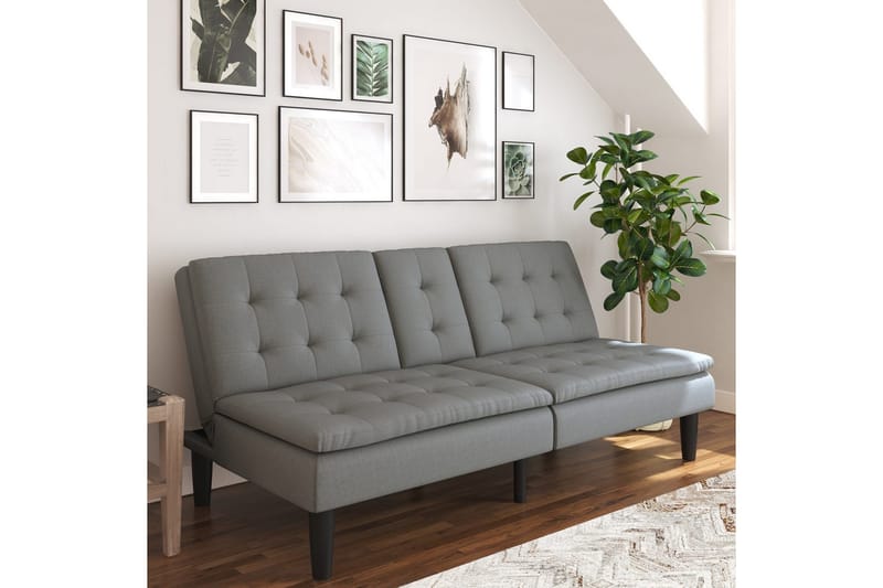 Sovesofa Maine Grått Tøy - Grått Tøy - Møbler - Sofaer - Sovesofaer
