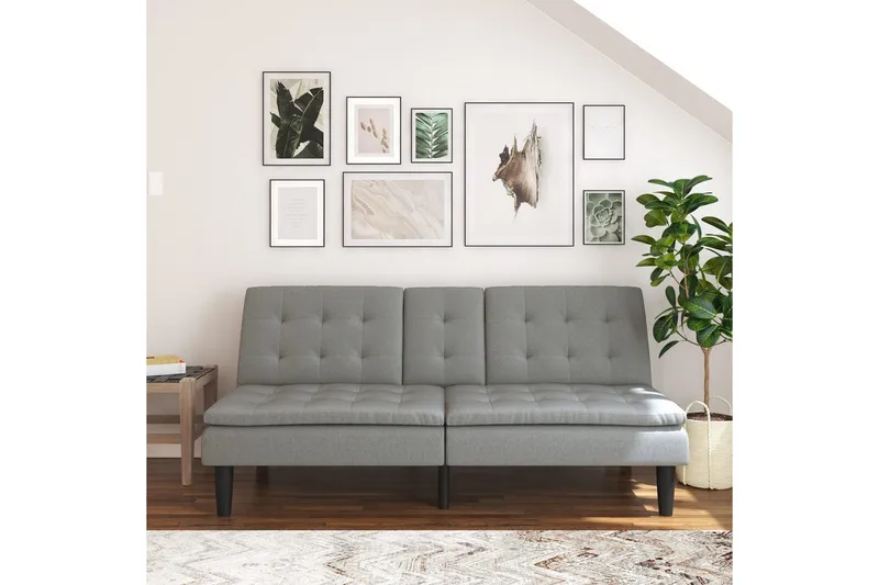 Sovesofa Maine Grått Tøy - Grått Tøy - Møbler - Sofaer - Sovesofaer