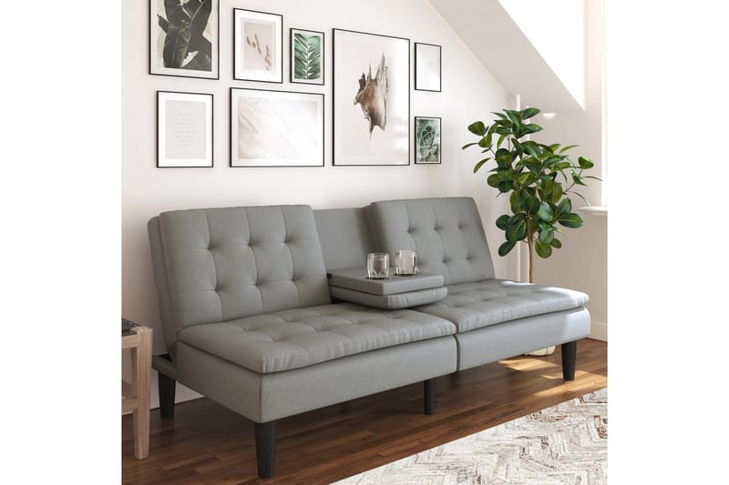 Sovesofa Maine Grått Tøy - Grått Tøy - Møbler - Sofaer - Sovesofaer