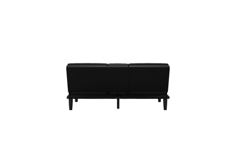 Sovesofa Maine Svart - Svart - Møbler - Sofaer - Sovesofaer