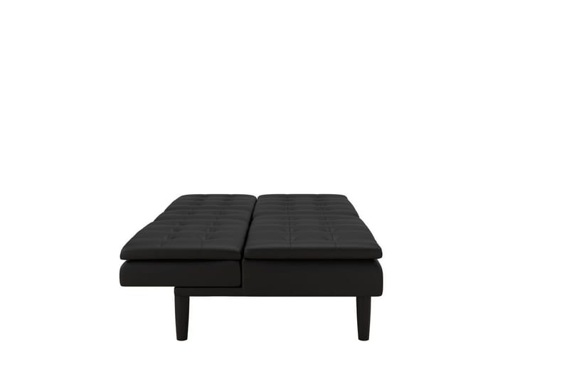 Sovesofa Maine Svart - Svart - Møbler - Sofaer - Sovesofaer