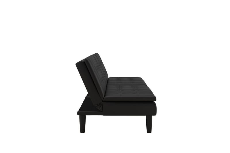 Sovesofa Maine Svart - Svart - Møbler - Sofaer - Sovesofaer