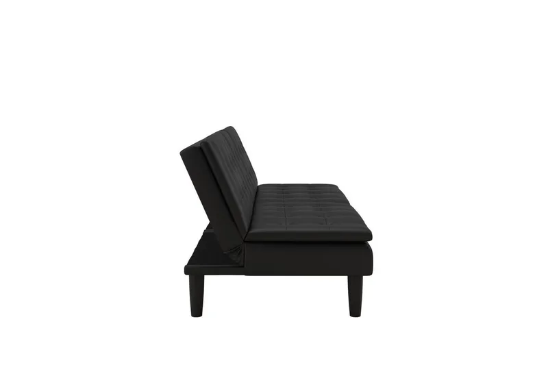 Sovesofa Maine Svart - Svart - Møbler - Sofaer - Sovesofaer