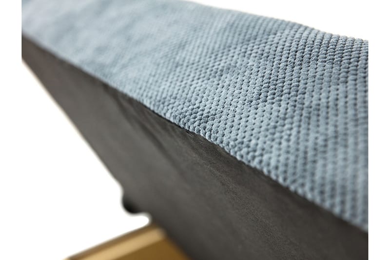 2-seter Foldbar Sovesofa med Oppbevaring i Stoff med Treramme - Lysegrå - Møbler - Sofaer - Sovesofaer