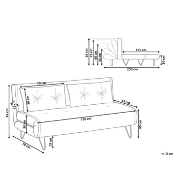 2-seters sofa Vestfold - Møbler - Sofaer - Sovesofaer