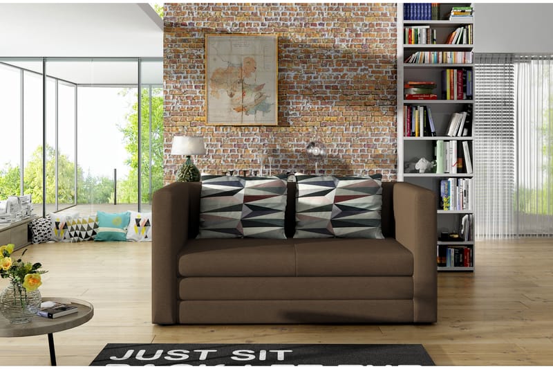 Bernueces Sovesofa - Brun - Møbler - Sofaer - Sovesofaer - 2 seters sovesofa