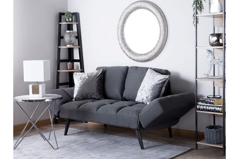 Brekke Sovesofa 150 cm - Grå - Møbler - Sofaer - Sovesofaer - 2 seters sovesofa