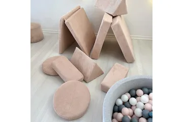 Deliones Sovesofa - Rosa - Møbler - Sofaer - Sovesofaer - 2 seters sovesofa