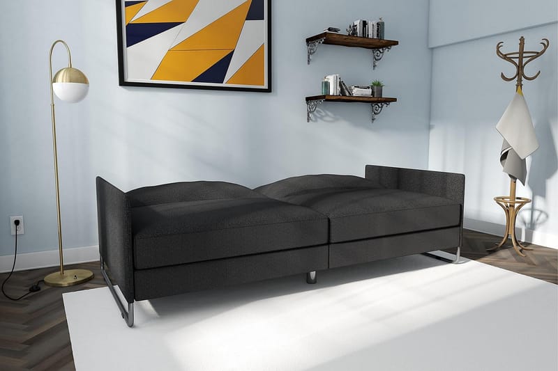Pembroke 2-seters Sovesofa Grå - Dorel Home - Møbler - Sofaer - Sovesofaer - 2 seters sovesofa
