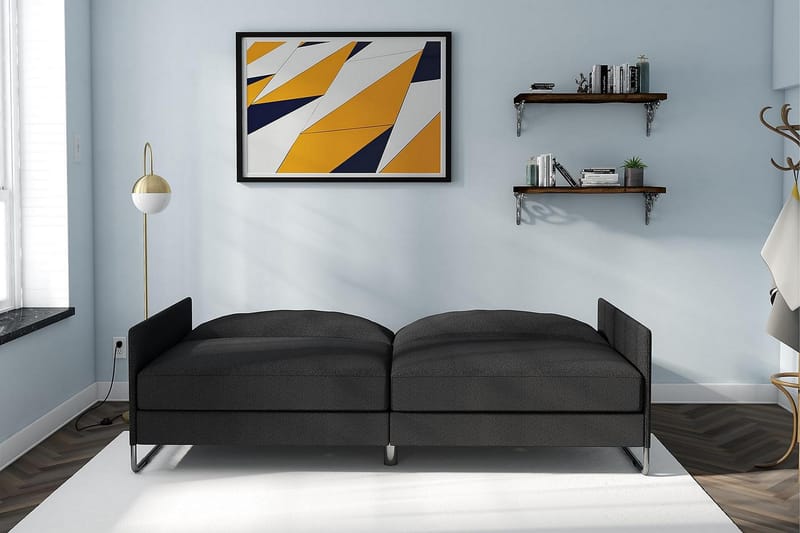 Pembroke 2-seters Sovesofa Grå - Dorel Home - Møbler - Sofaer - Sovesofaer - 2 seters sovesofa